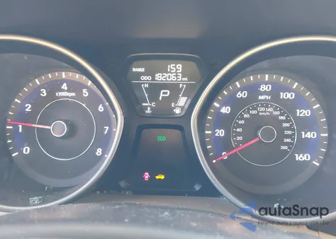 2013 Hyundai Elantra Gls/Limited из США, поврежденный, VIN 5NPDH4AEXDH215986